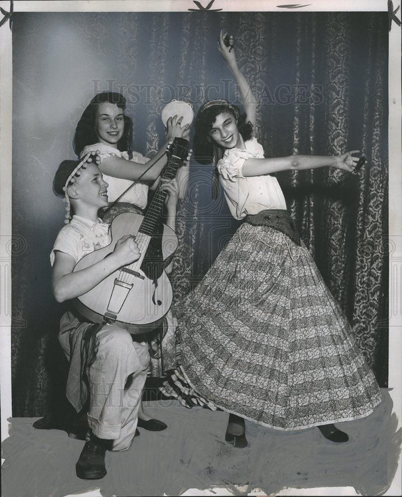 1951 Tappan Intermediate School Mexican Dance-Historic Images