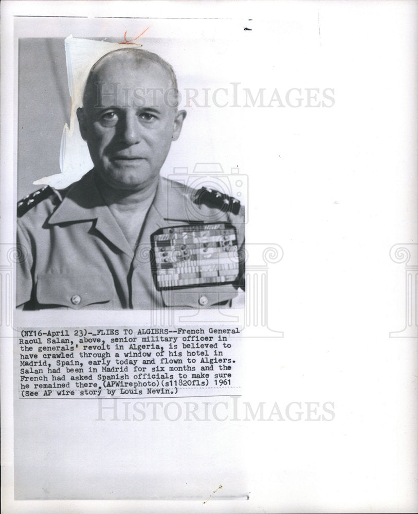 1961 French General Raoul Salan-Historic Images