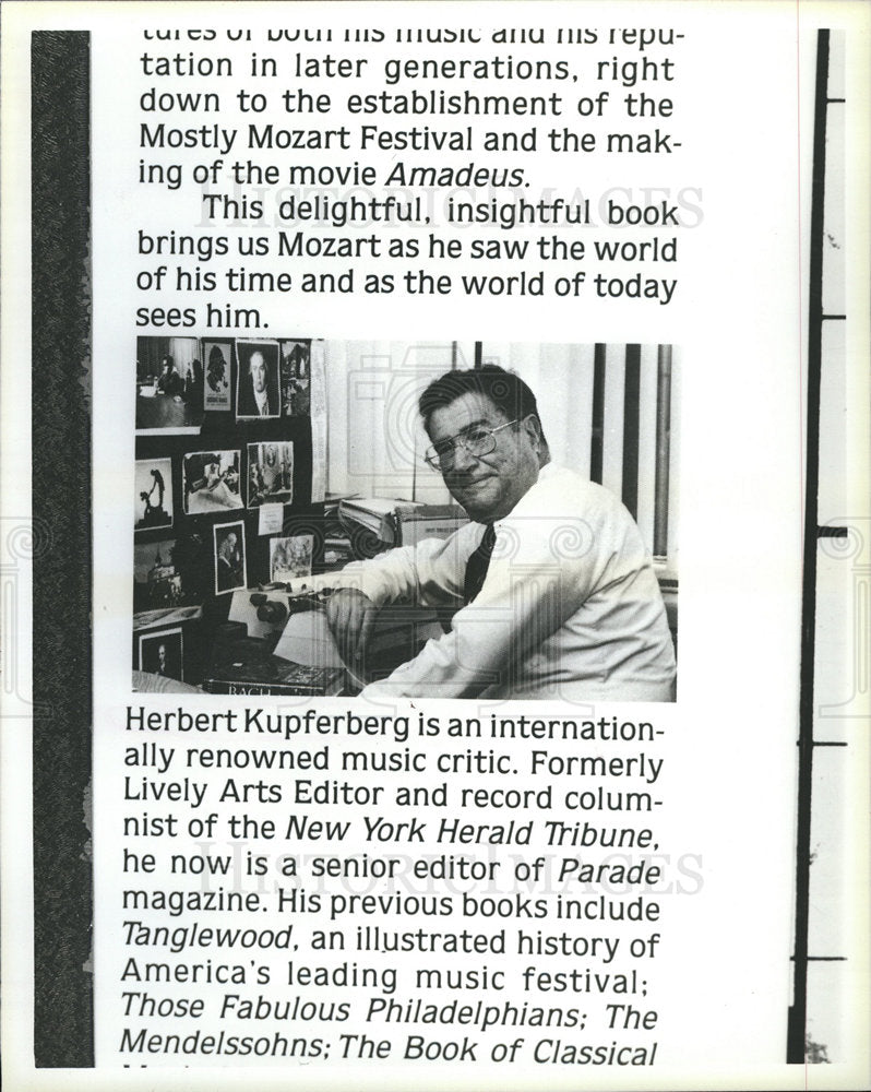 1986 Herbert Kupferberg, critic-Historic Images