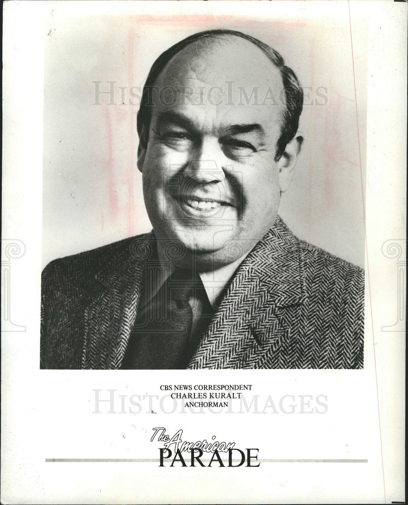 1985 CHARLES KURALT Correspondent CBS News-Historic Images