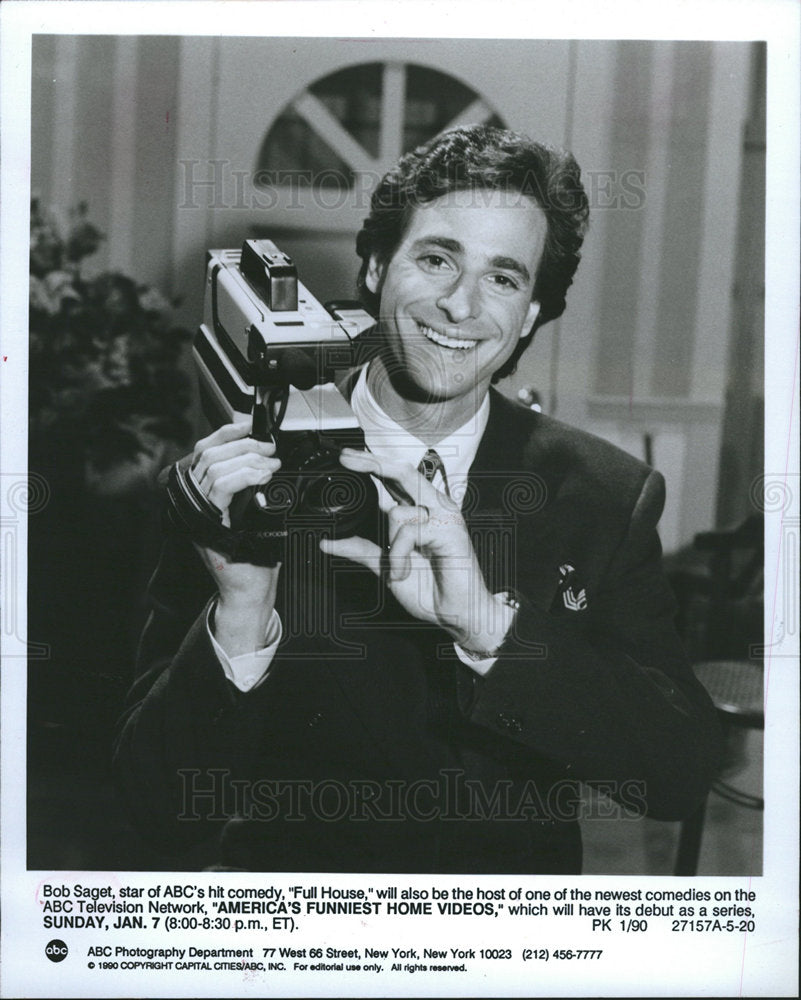 1990 Bob Saget stand-up comedian actor-Historic Images