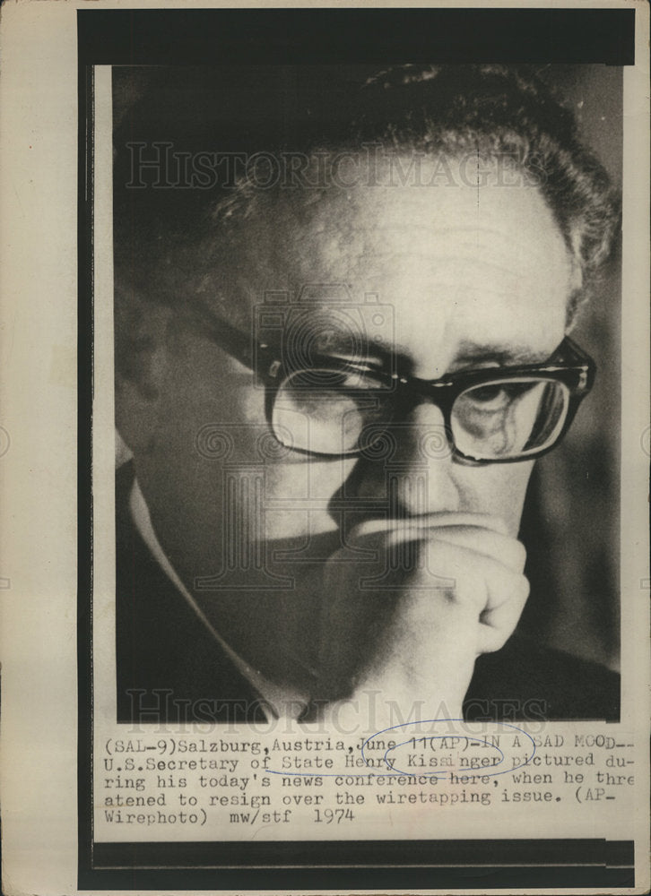 1974 Henry Kissinger wiretapping-Historic Images