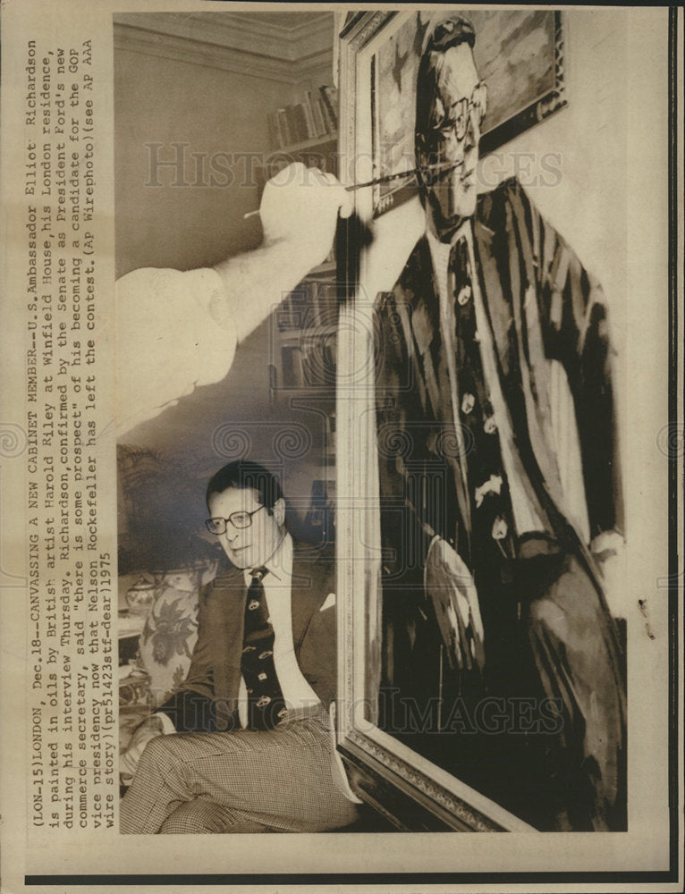 1975 Elliot Richardson lawyer politician-Historic Images