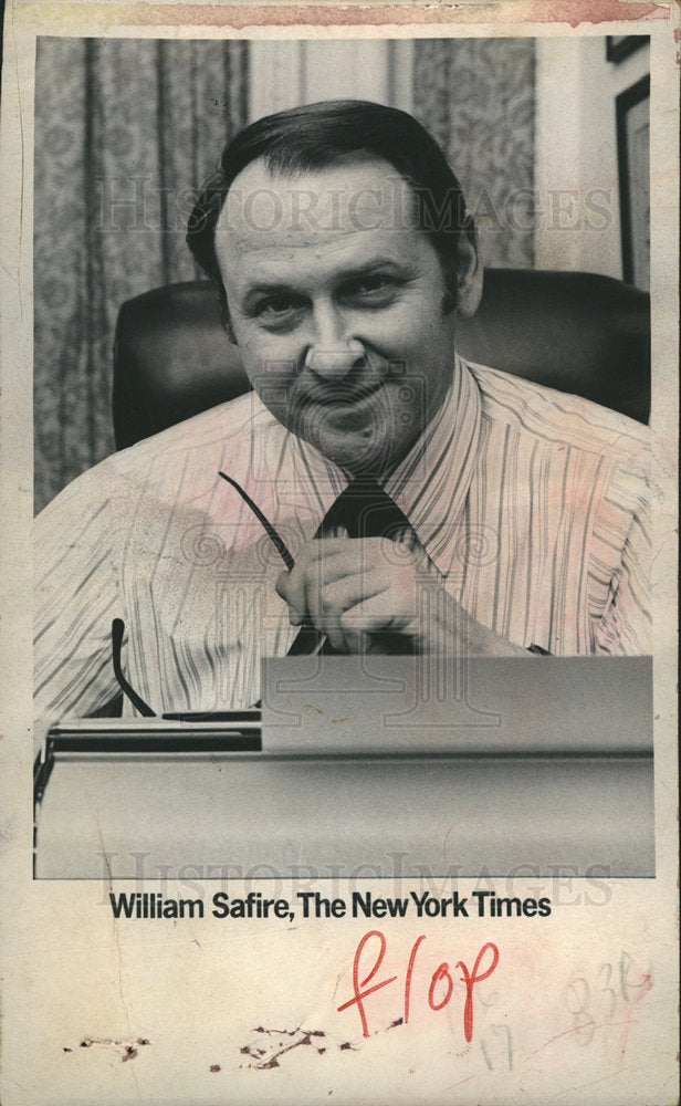 1973 William Safire author  journalist-Historic Images