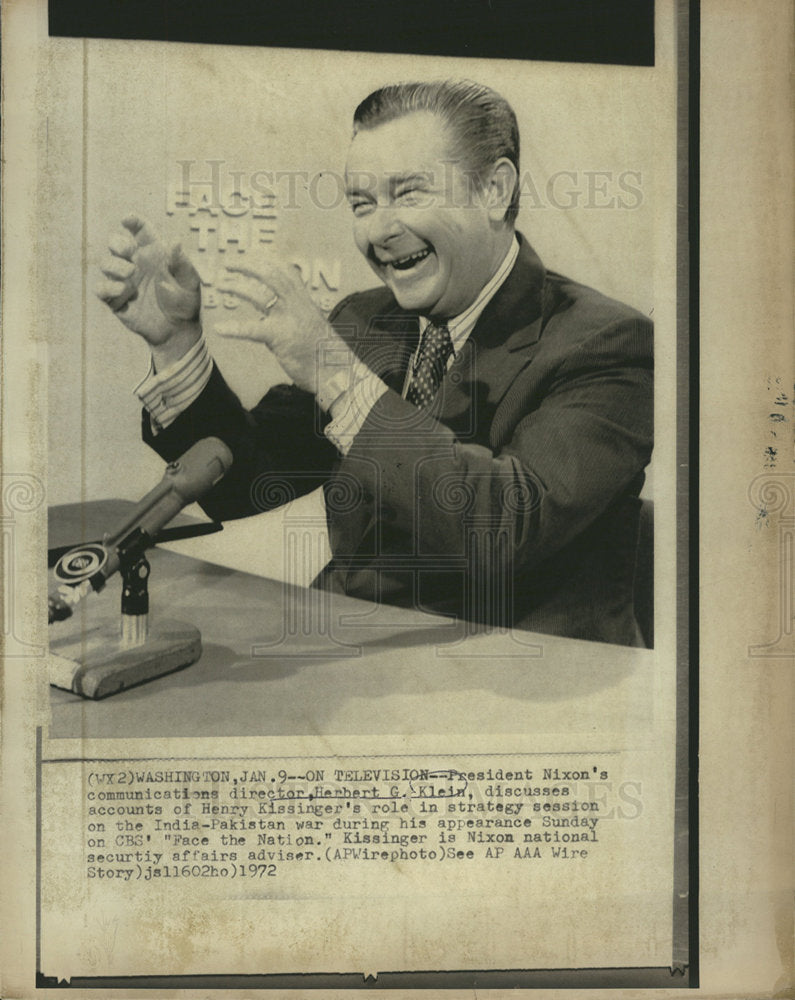 1972 Herbert Klein Communications Director-Historic Images