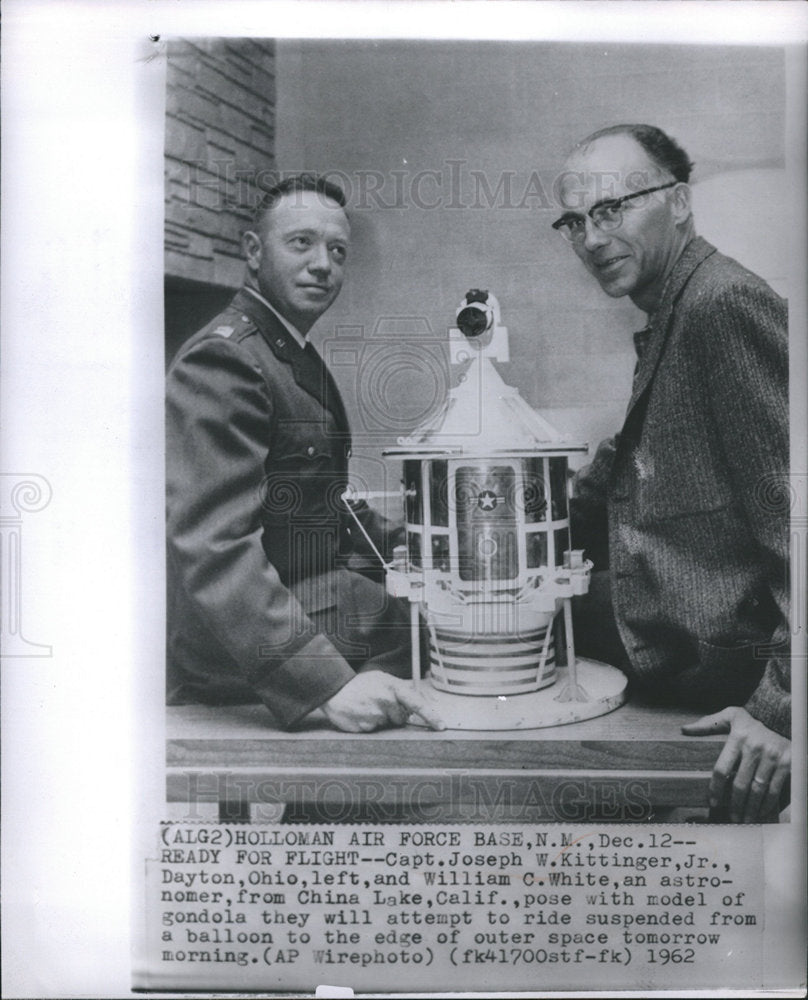 1962 Joseph Kittinger Jr and William White-Historic Images