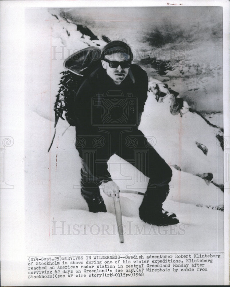 1968 Robert Klinteberg Stockholm Greenland-Historic Images