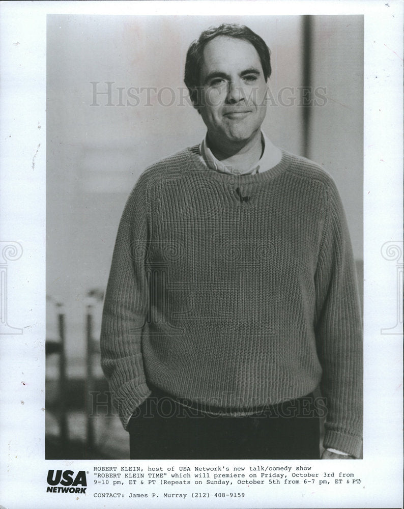 1986 Robert Klein American comedian actor-Historic Images