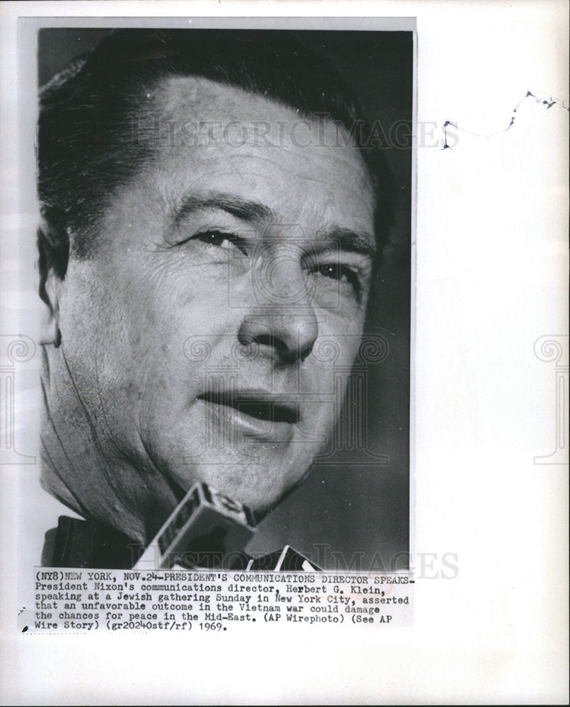 1969 Herbert G Klein, dir of communications-Historic Images