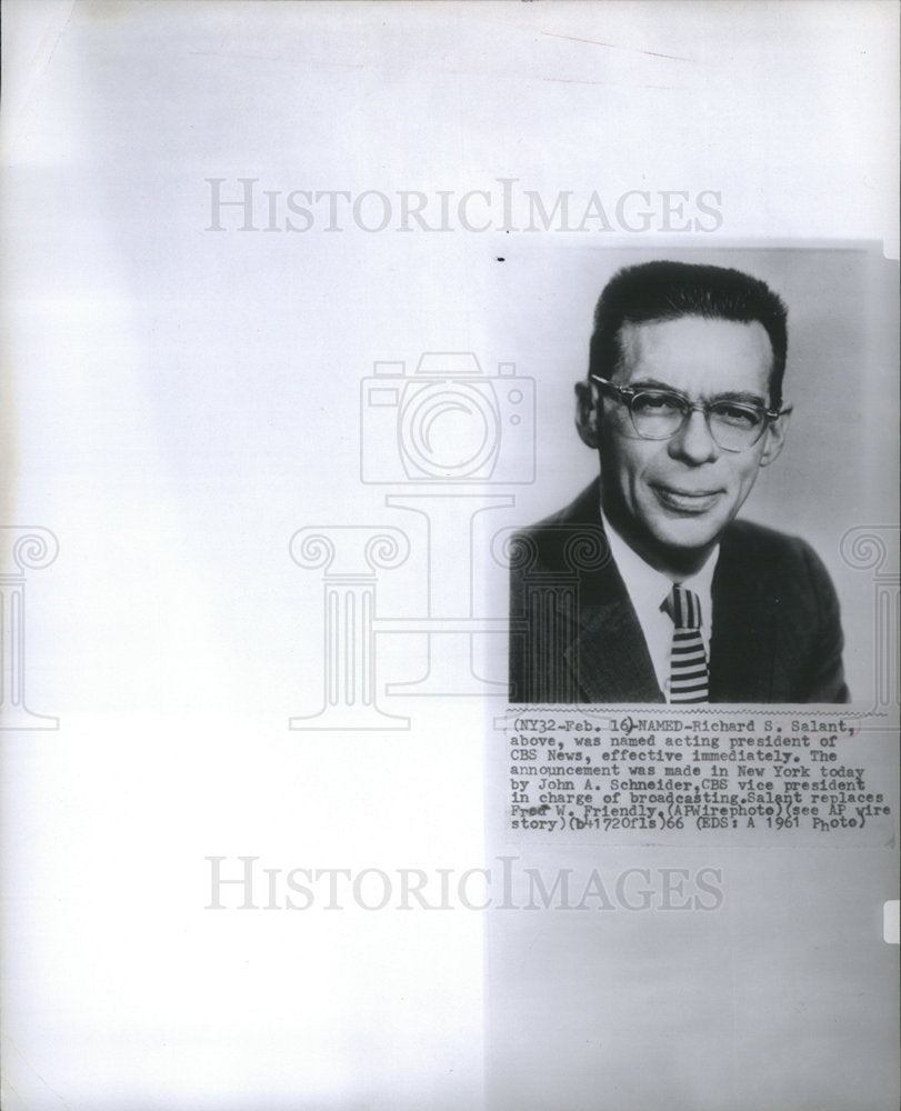 1966 richard salant cbs-executive american-Historic Images