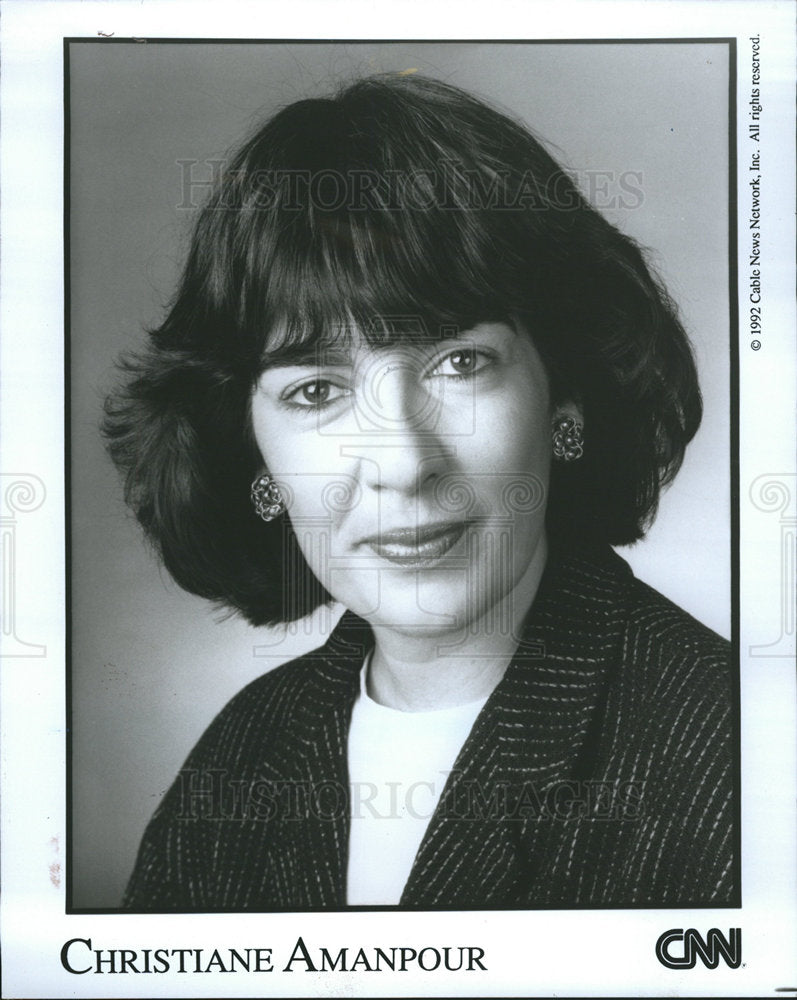 1993 Christiane Amanpour CNN Chief-Historic Images