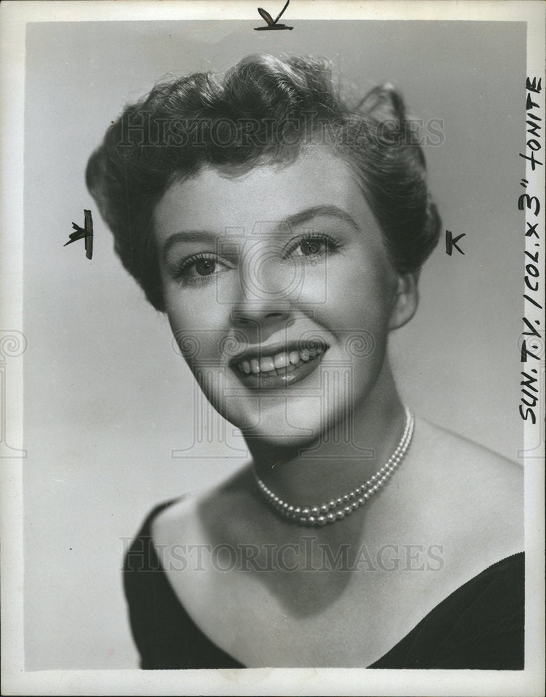 1957 Mary Stuart American actress singer-Historic Images