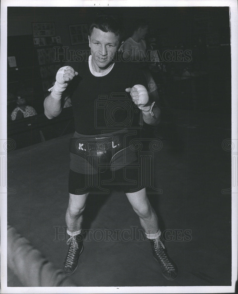 1963 Kenny Lane southpaw boxer-Historic Images