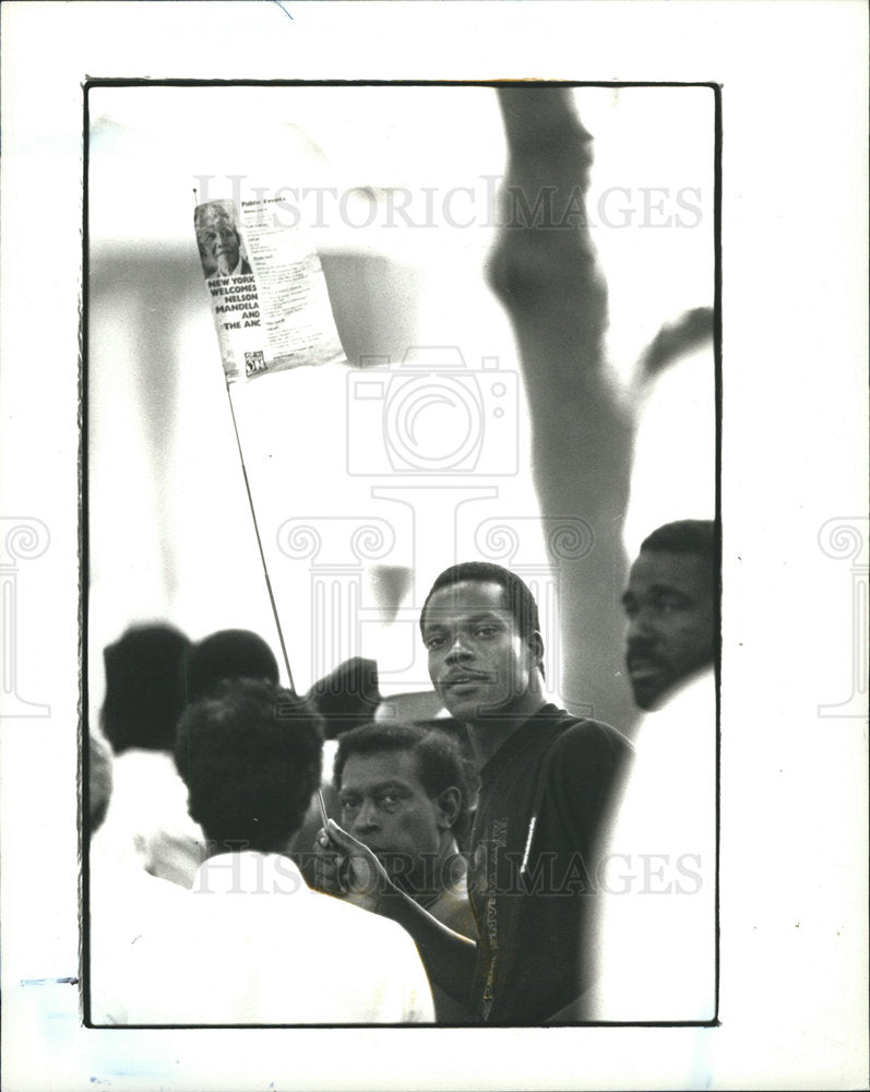 1990 Nelson Mandela Newyork city hall-Historic Images