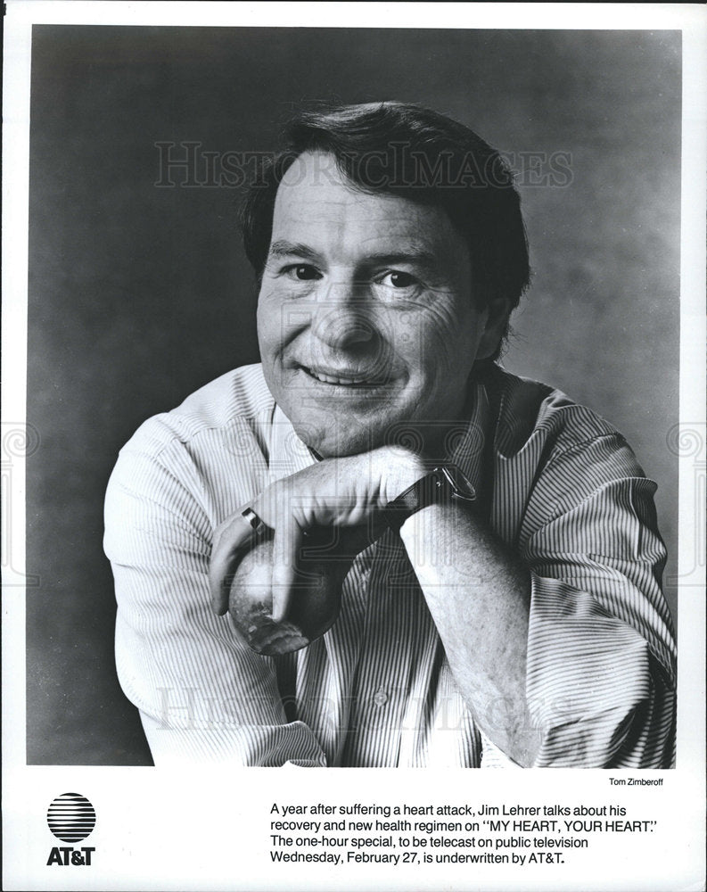 1984 Jim Lehrer My Heart, Your Heart-Historic Images