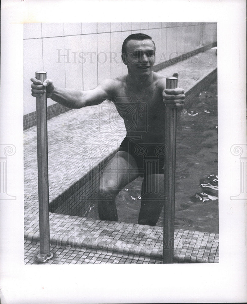 1960 Frank Legacki swimmer-Historic Images