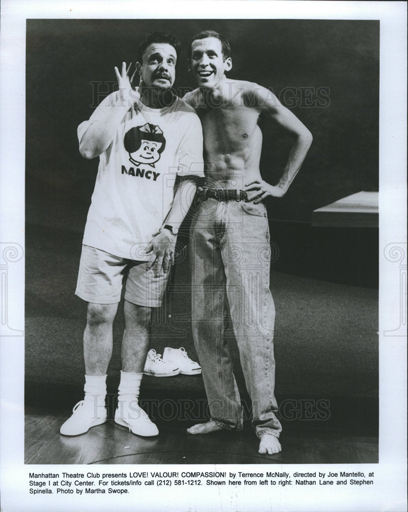 1994 Nathan Lane Stephen Spinella McNally-Historic Images