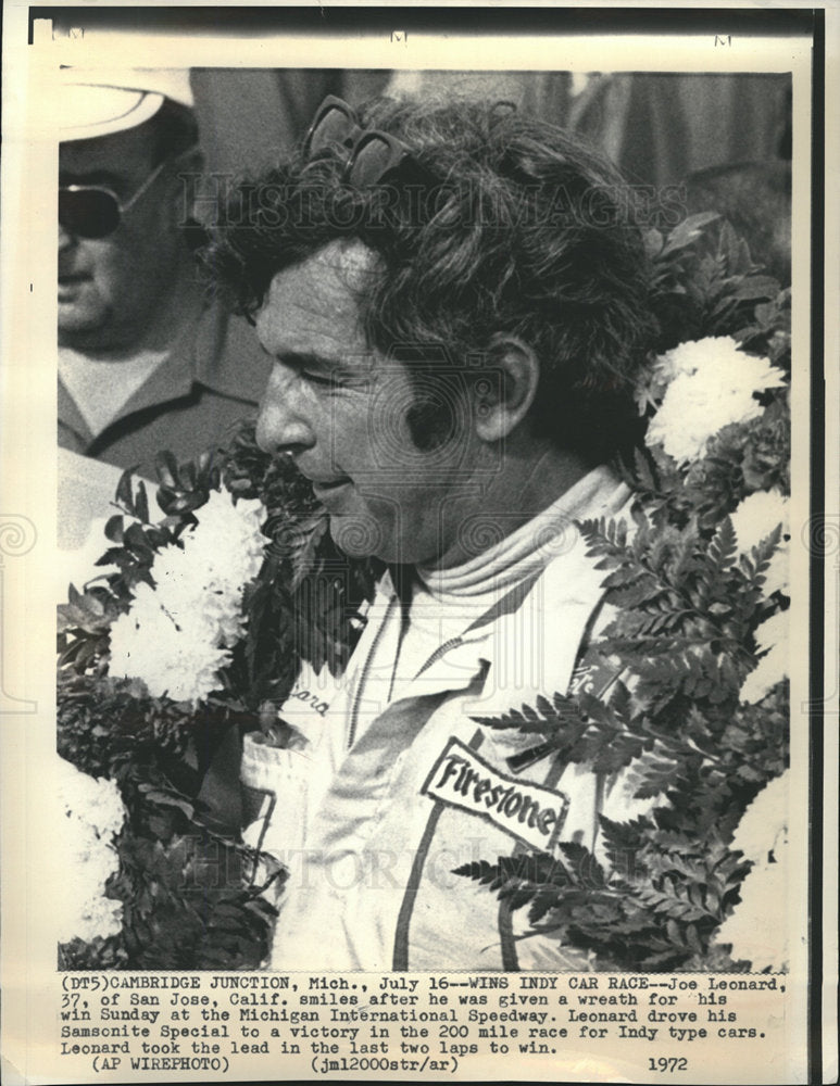 1972 Joe Leonard American motorcycle racer-Historic Images