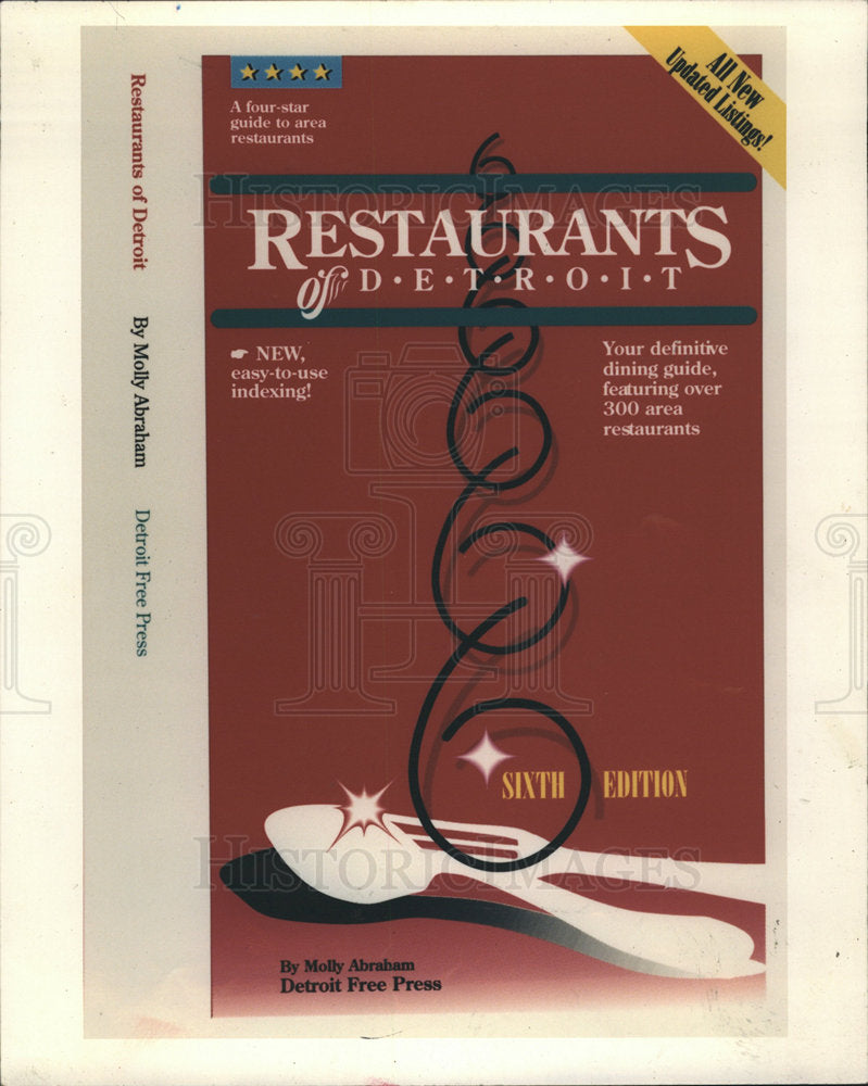 1992 Restaurants of Detroit Molly Abraham-Historic Images