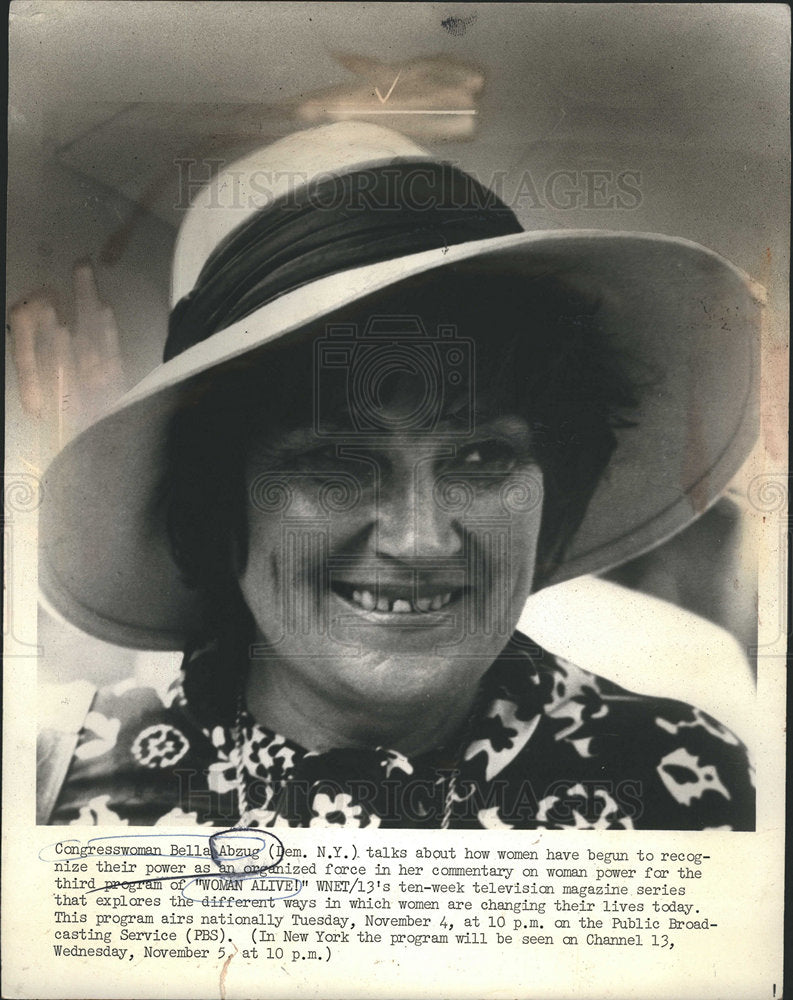 1977 Bella Abzug social activist Congress-Historic Images