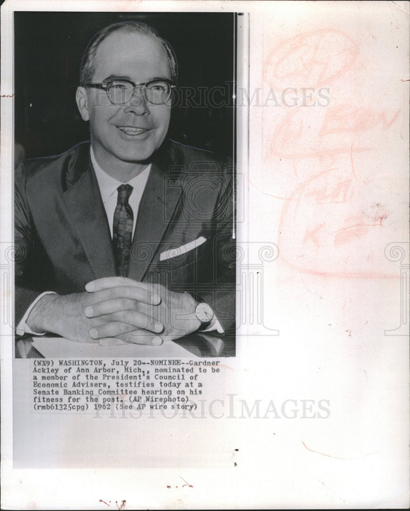 1962 Gardner Ackley Advisor President 1962-Historic Images