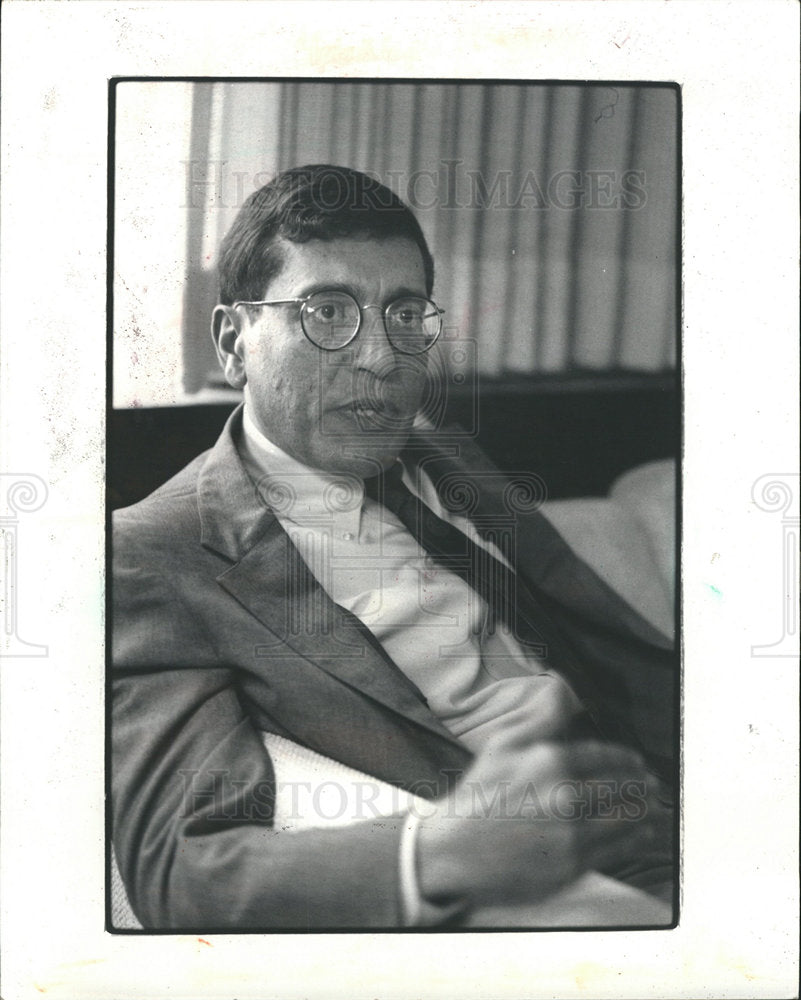 1982 WSU President David Adamany.-Historic Images