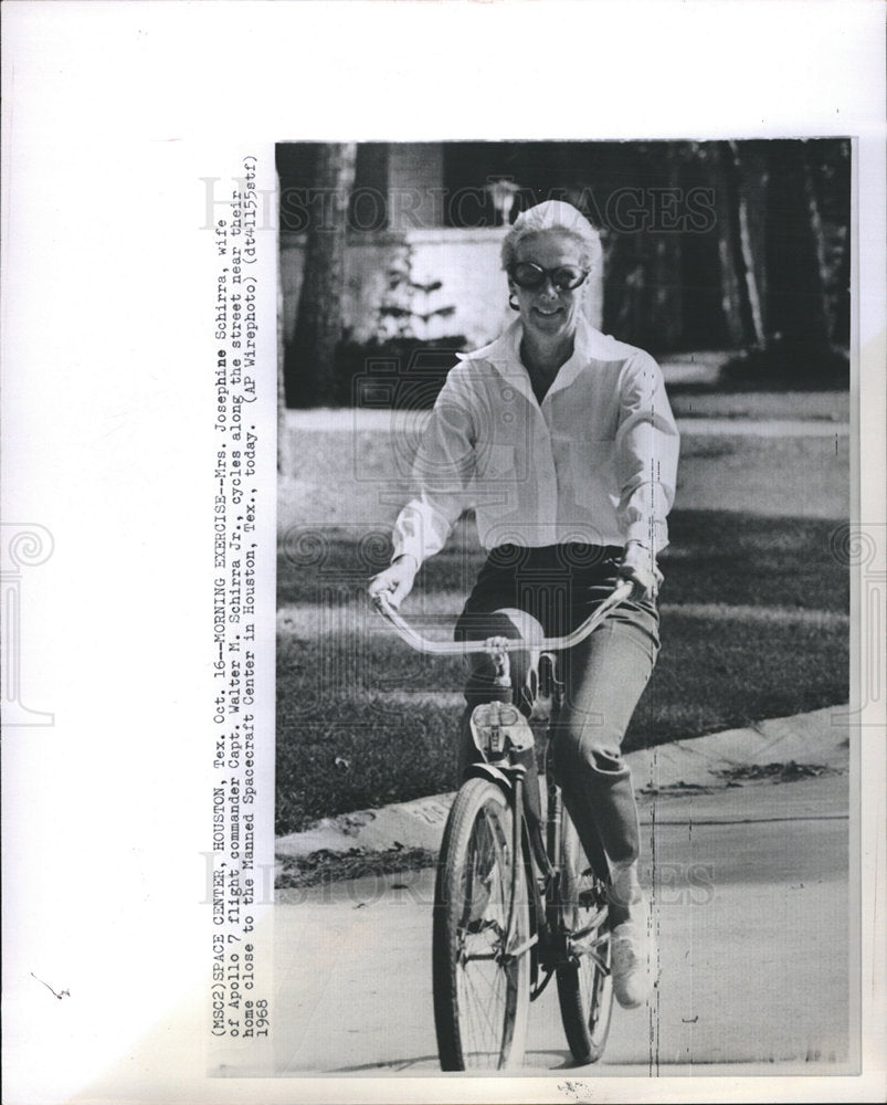 1968 Mrs. Josephine Schirra wife astronaut-Historic Images