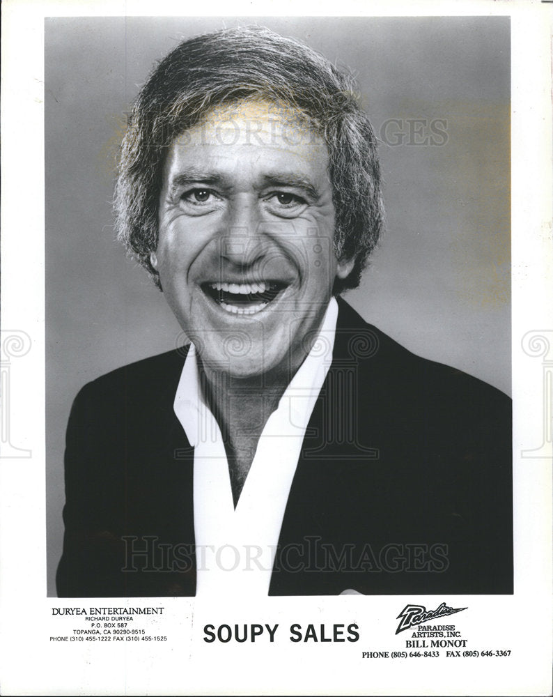 1992 Soupy Sales Comedian Actor-Historic Images