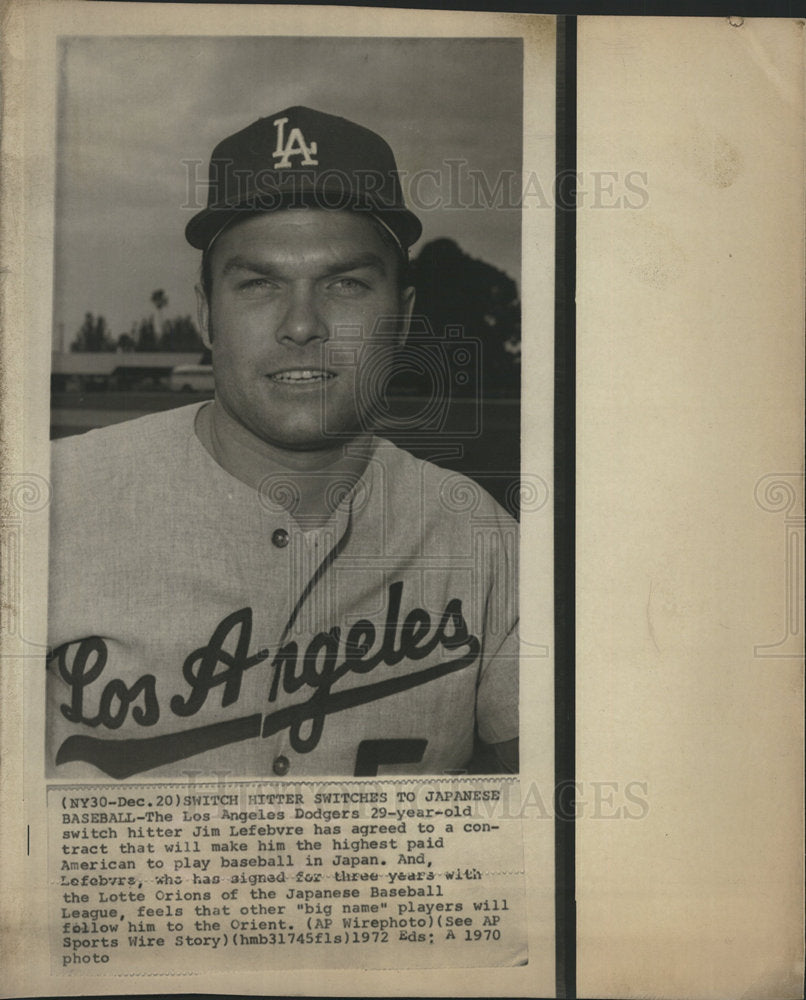 1972 Los dodgers basball-team california-Historic Images