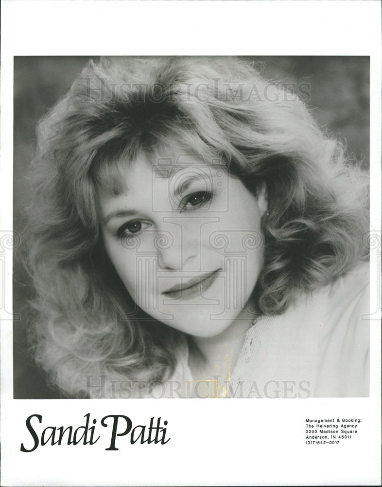 1991 SANDI PATTI Gospel singer-Historic Images