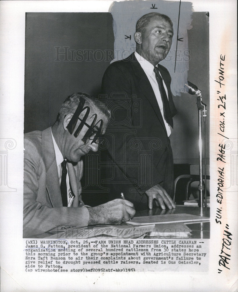 1953 James G. Patton National Farmers Union-Historic Images