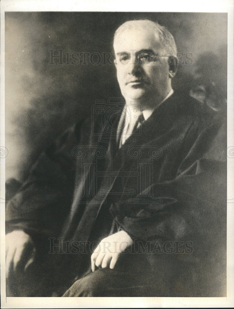 1935 CHIEF JUSTICE WILLIAM R. PATTANGILL-Historic Images