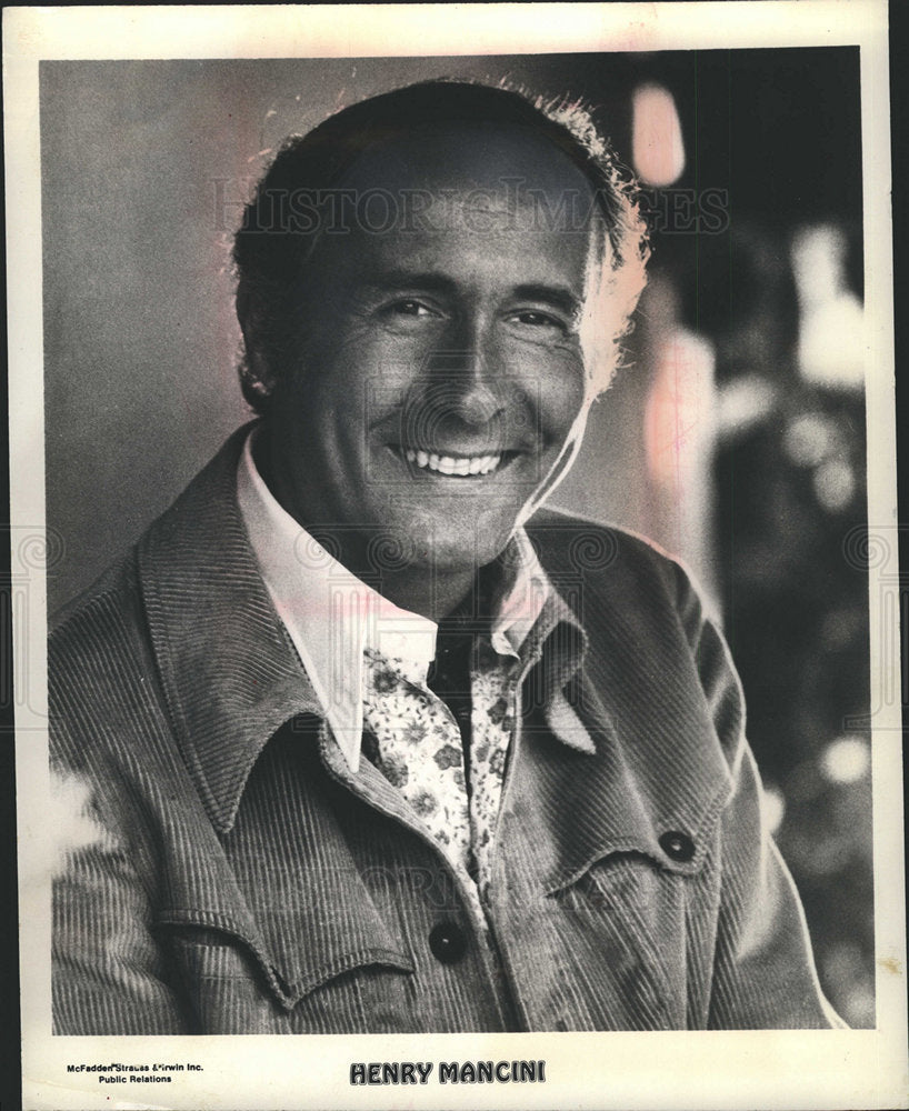 1976 Henry Mancini American Composer-Historic Images