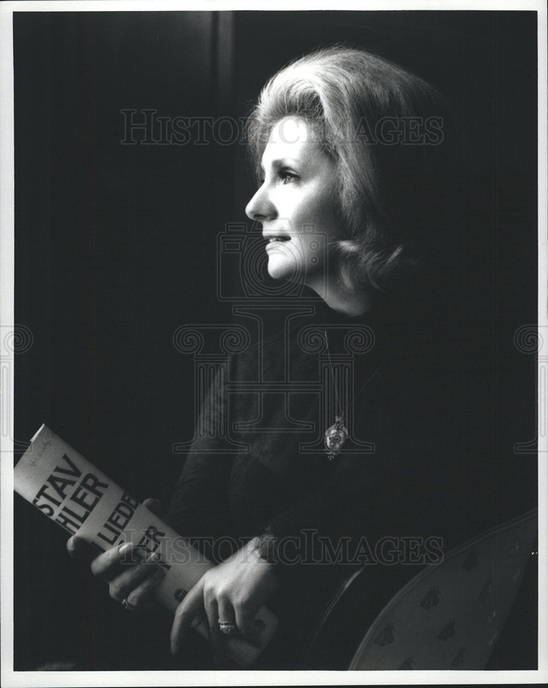 1980 Soprano Roma Riddel Orchestra Hall-Historic Images
