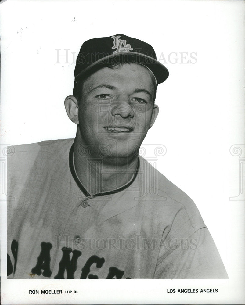 1963 RON MOELLER pitcher Los Angeles Angels-Historic Images