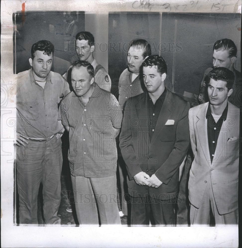 1956 rigger union riot leaders-Historic Images
