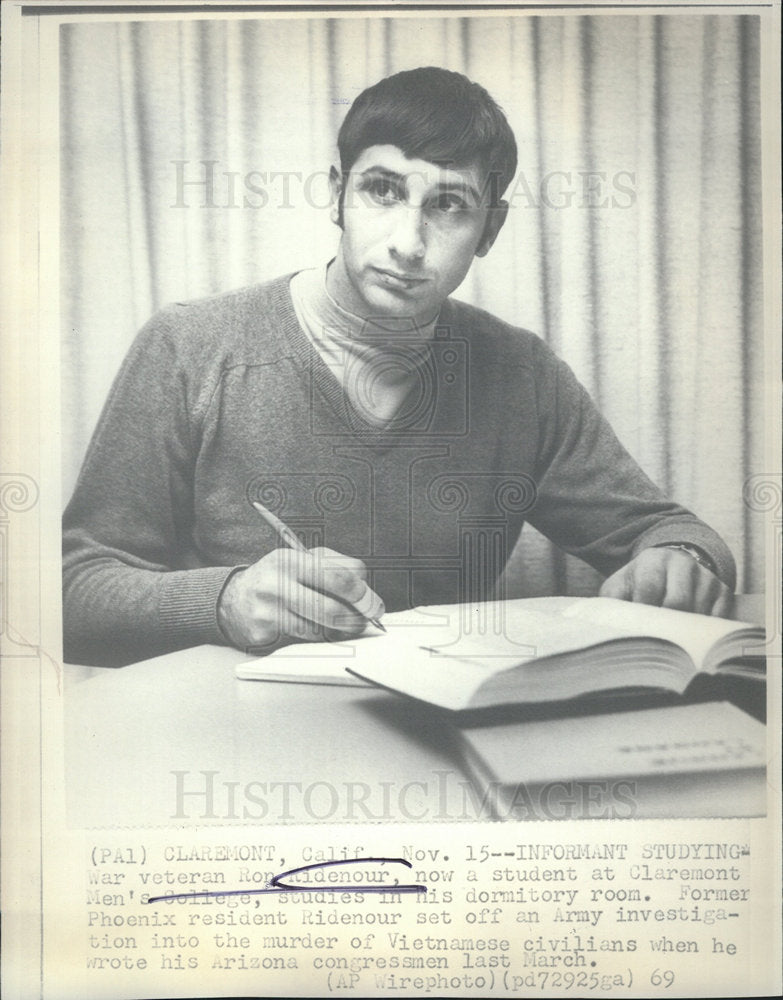 1969 Ron Ridenour Claremont Men&#39;s College-Historic Images