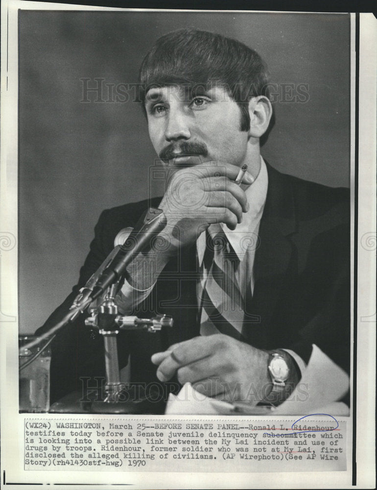 1970 Ronald L. Ridenhour My Lai - Historic Images