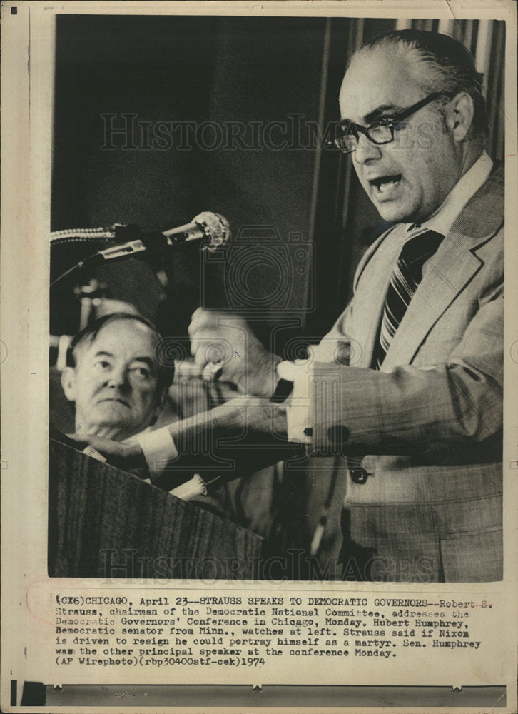 1977 Robert S Strauss Democratic Committee-Historic Images