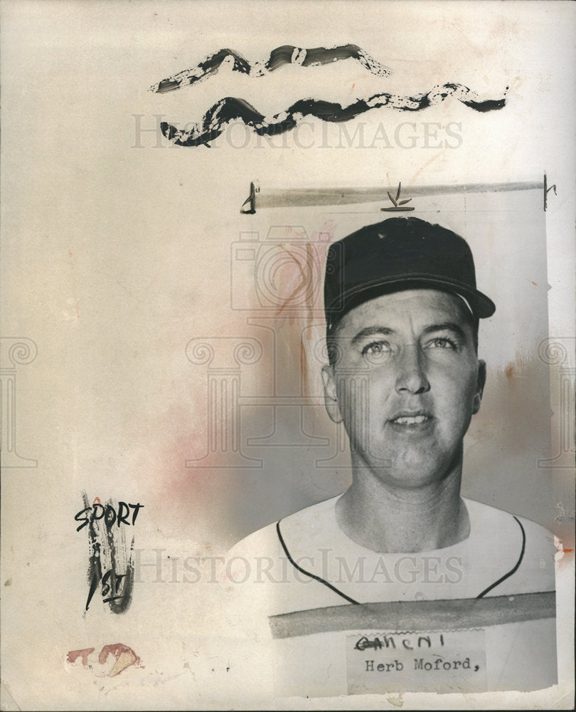 1958 Herb Moford American pitcher.-Historic Images