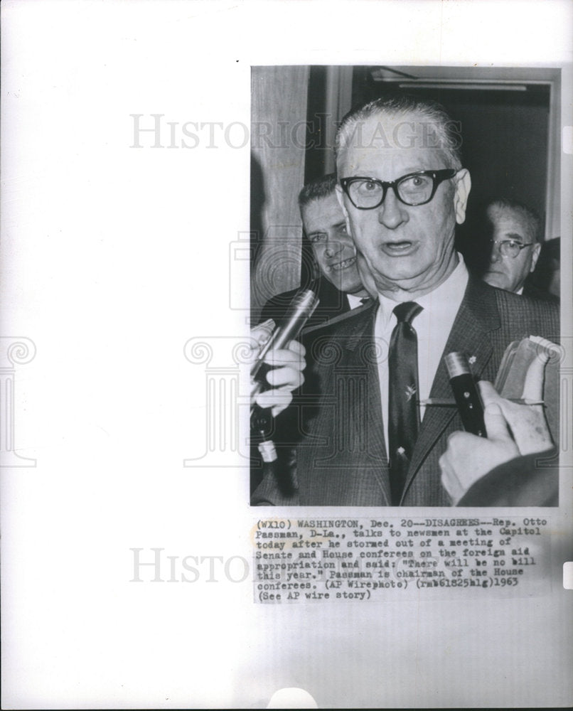 1963 Otto Passman Democrat Politician-Historic Images