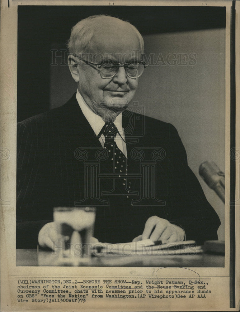 1973 Wright Patman congressman Texas-Historic Images