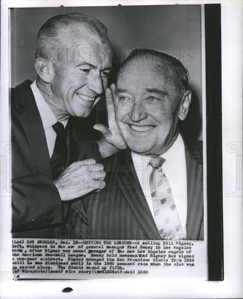 1960 Smiling Bill Higney Fred Honey-Historic Images