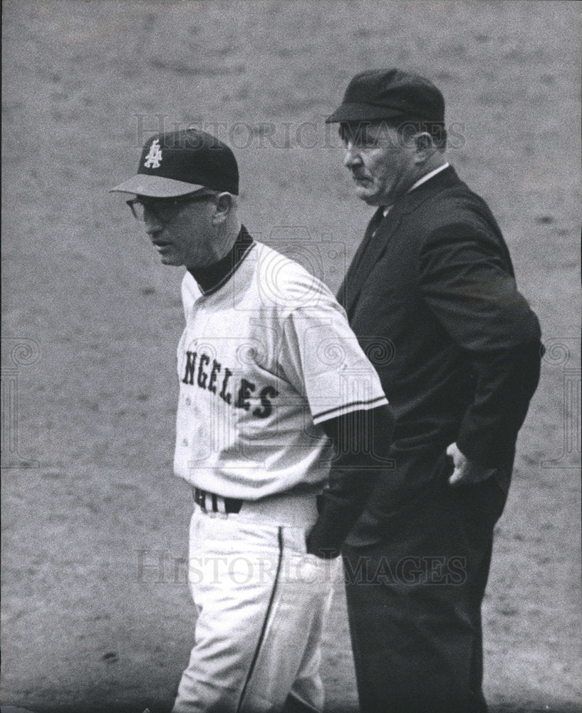 1961 Bill Rigney Giants Angels AL manager-Historic Images