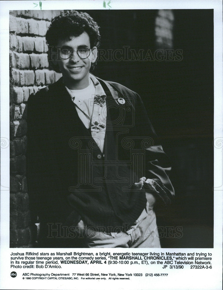 1990 Joshua Rifkind TV personality-Historic Images