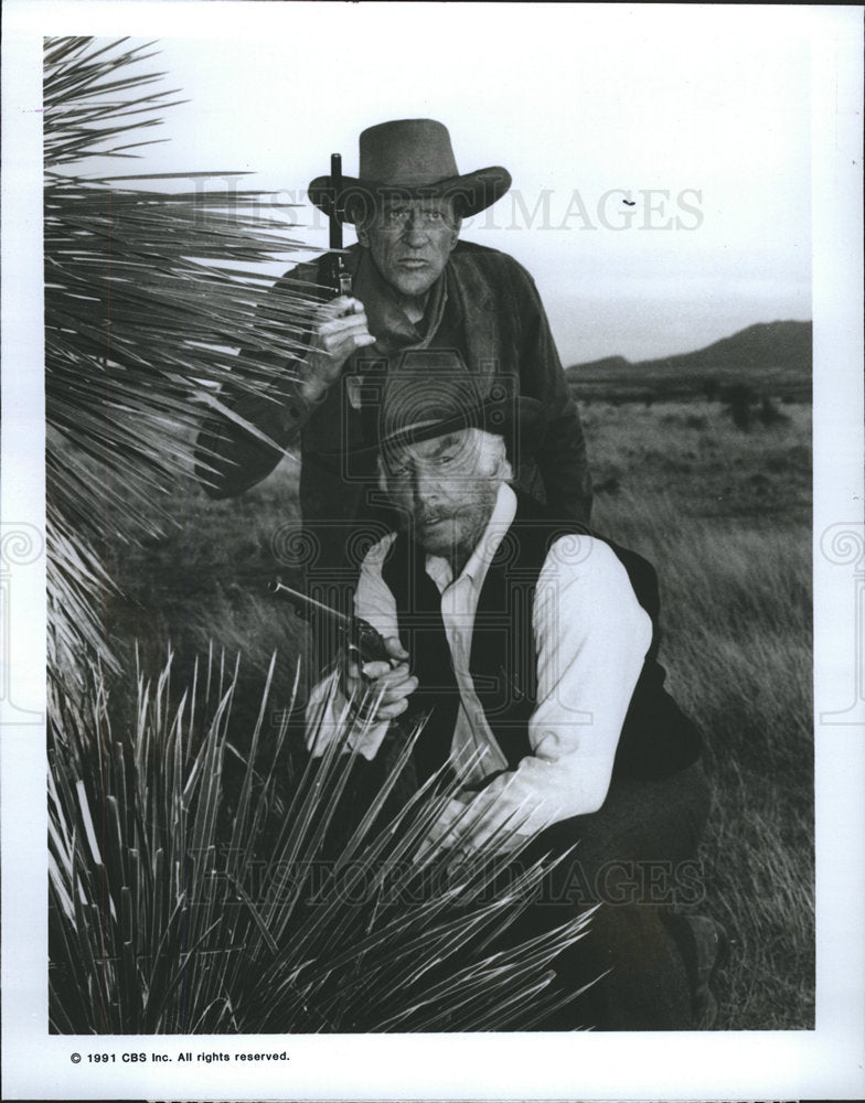 1991 James Arness Morgan Woodward CSB-Historic Images