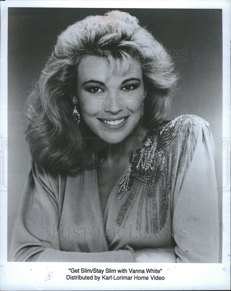 1987 VANNA WHITE television personality-Historic Images