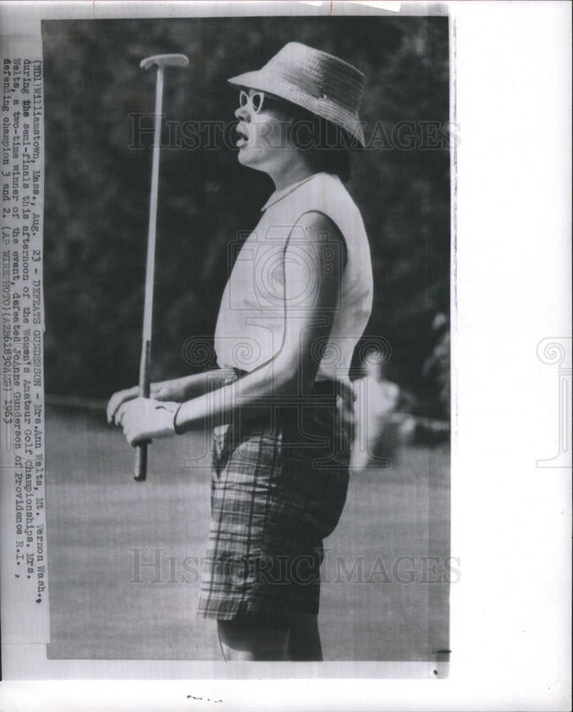1963 Ann Walts Joanne Gundersons golf-Historic Images