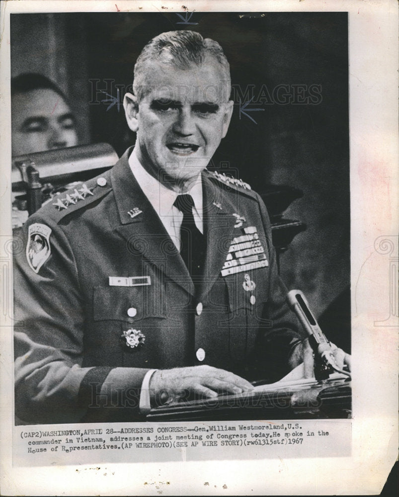 1971 westmoreland army-general u.s-Historic Images