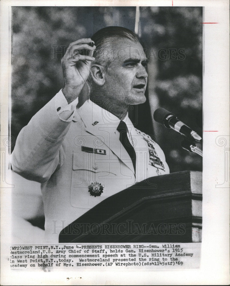 1969 Gen. William Westmoreland U.S.Army-Historic Images